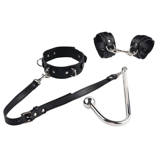 Beaded Anal Collar Hook 5334 Cuffs with Elegant and 0126